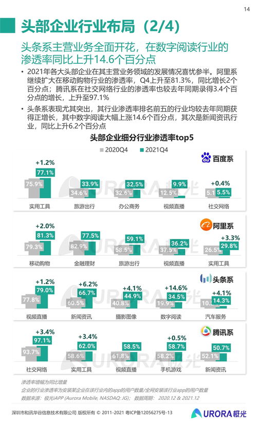 2021年第四季度移動互聯網行業數據研究報告 互聯網數據服務深度分析